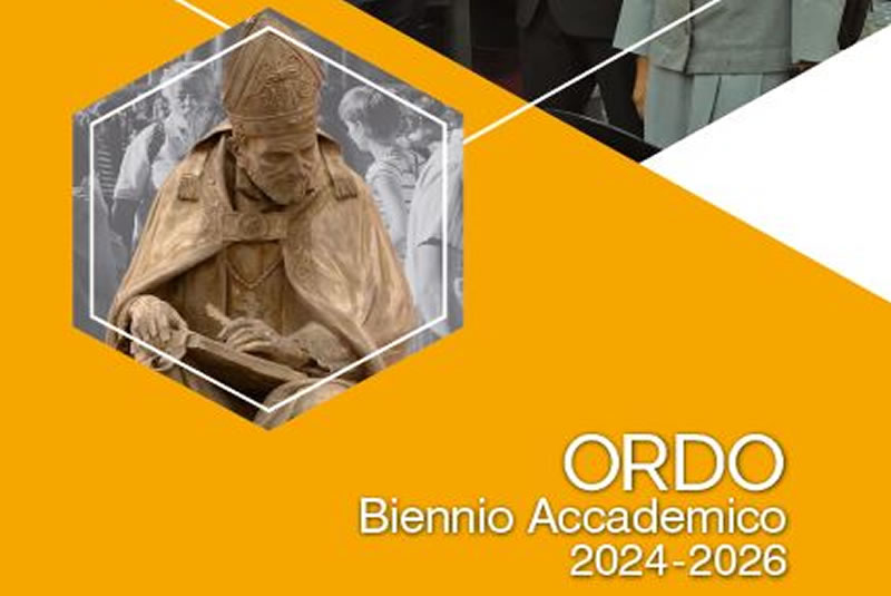 È online l’Ordo biennio accademico 2024-2026