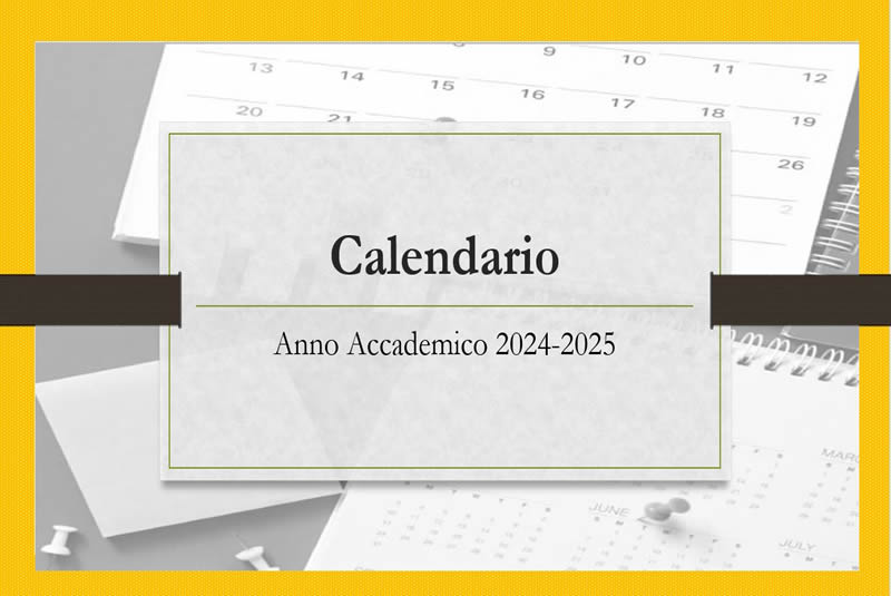 Calendario accademico 2024-2025